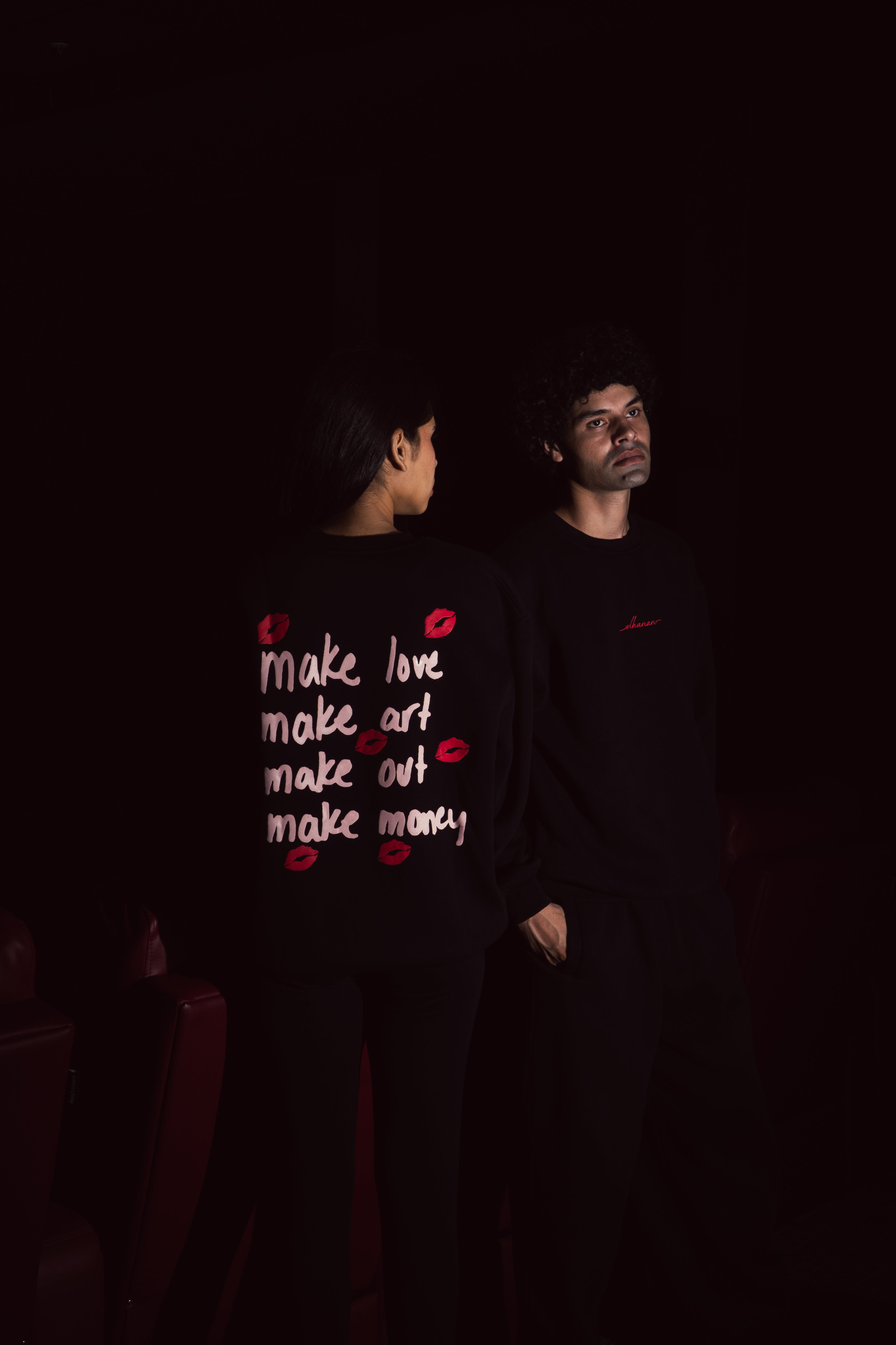 Love, Art, Money Crewneck
