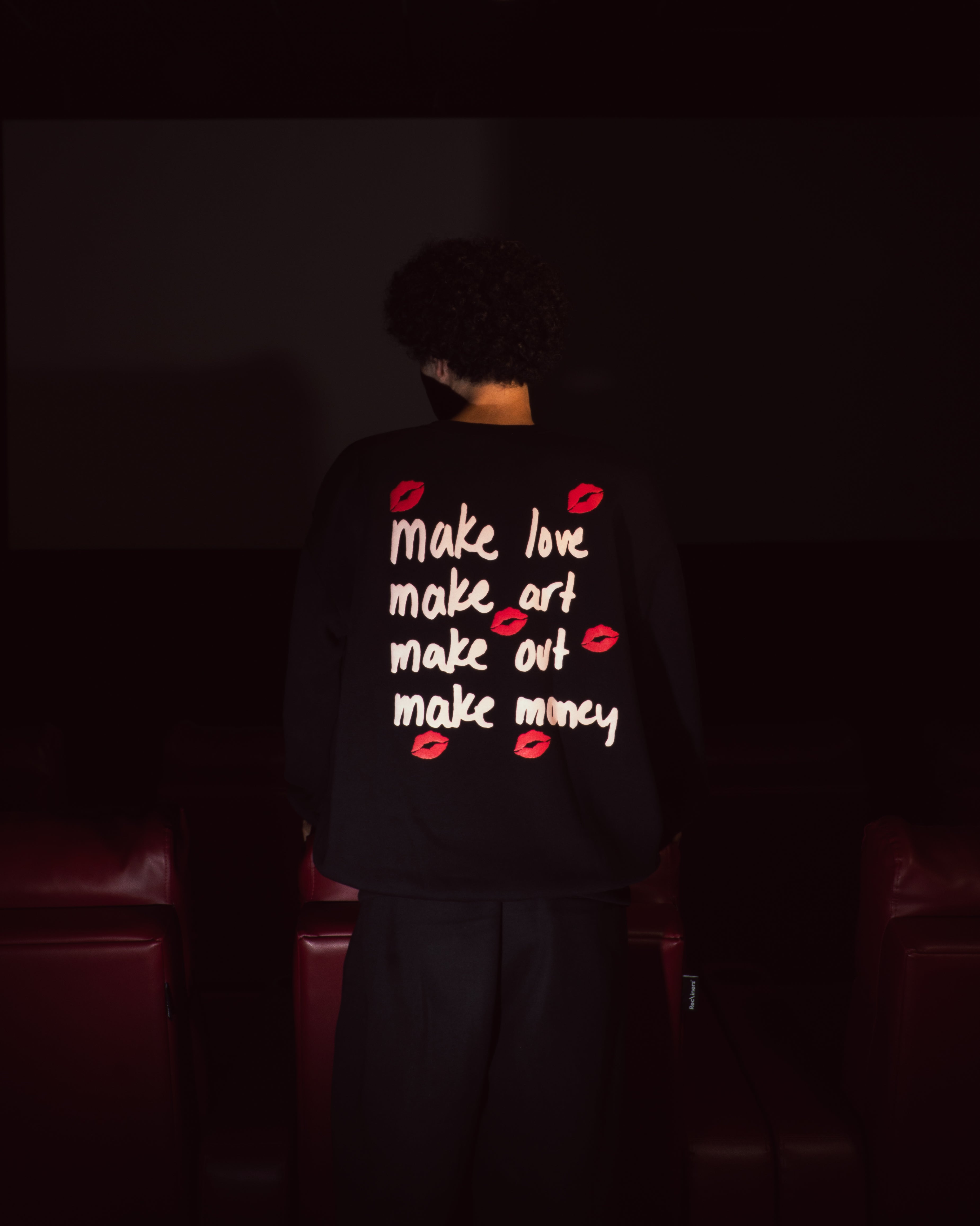 Love, Art, Money Crewneck