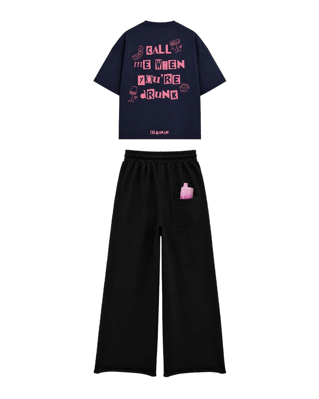Hotline Bling & Black Sweatpants Co-ord
