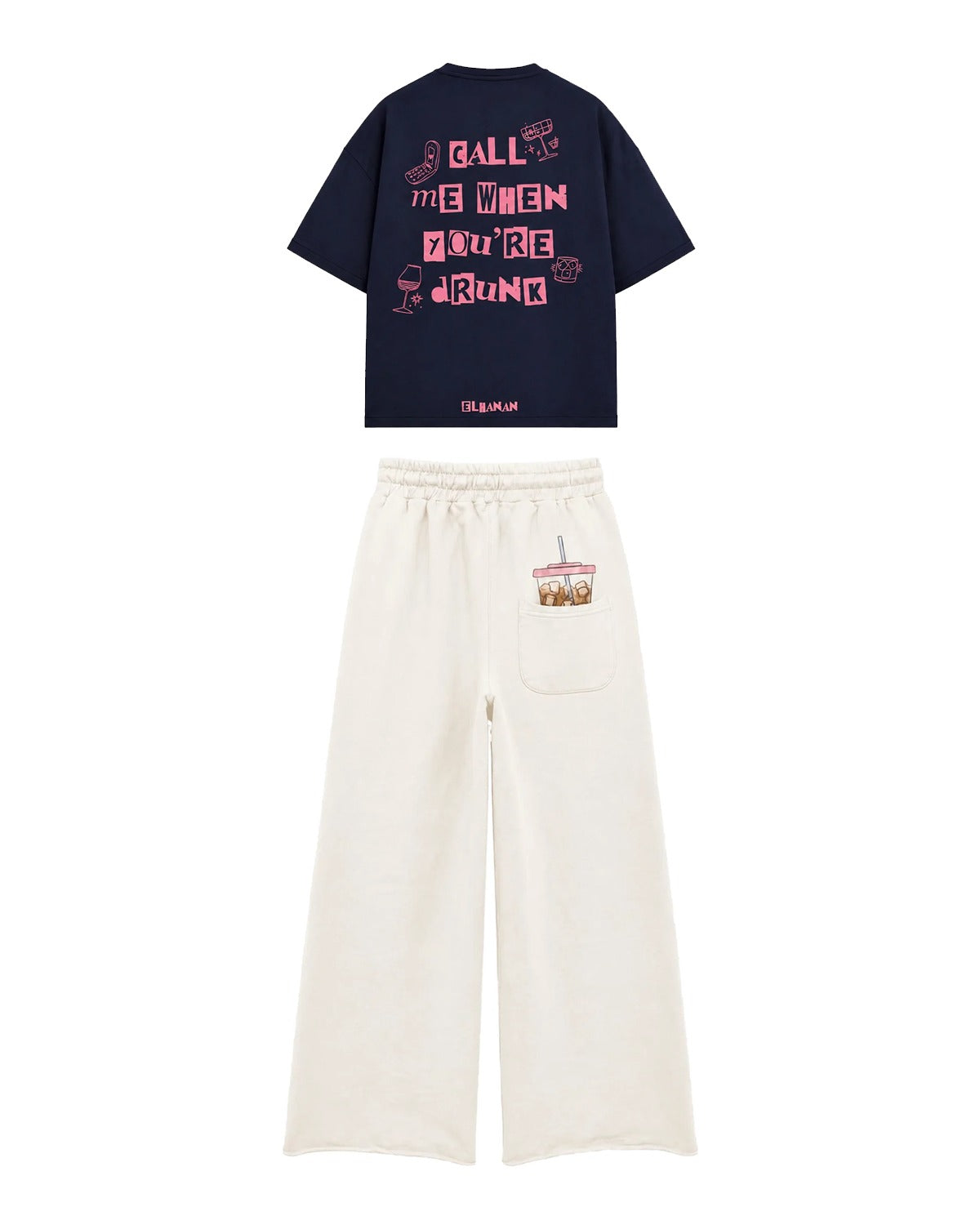 Hotline Bling & Off-white Sweatpants Co-ord