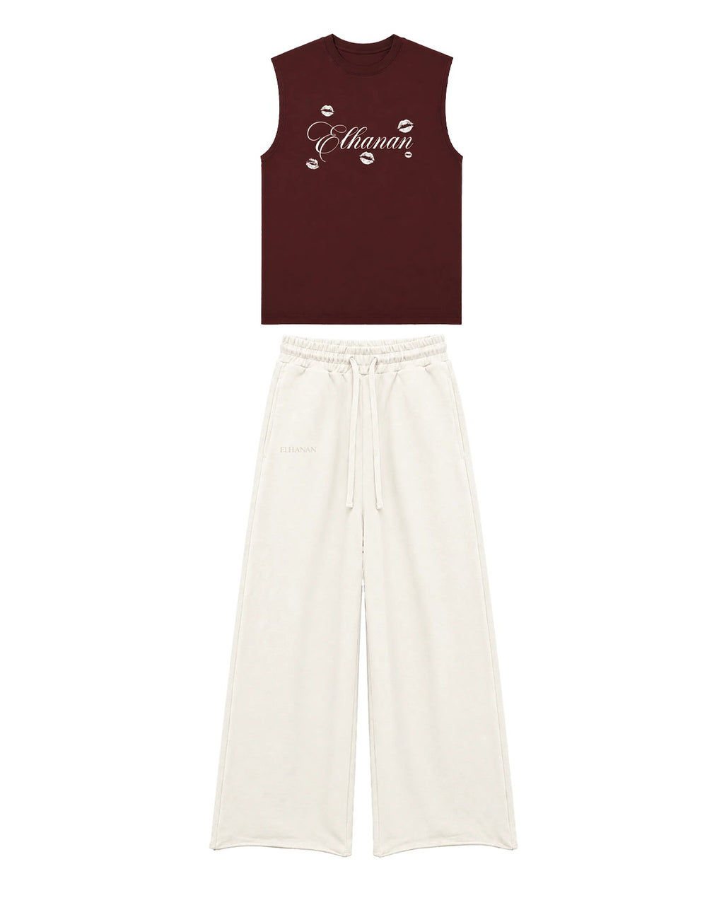 Kiss Me & Off-white Sweatpants Co-ord