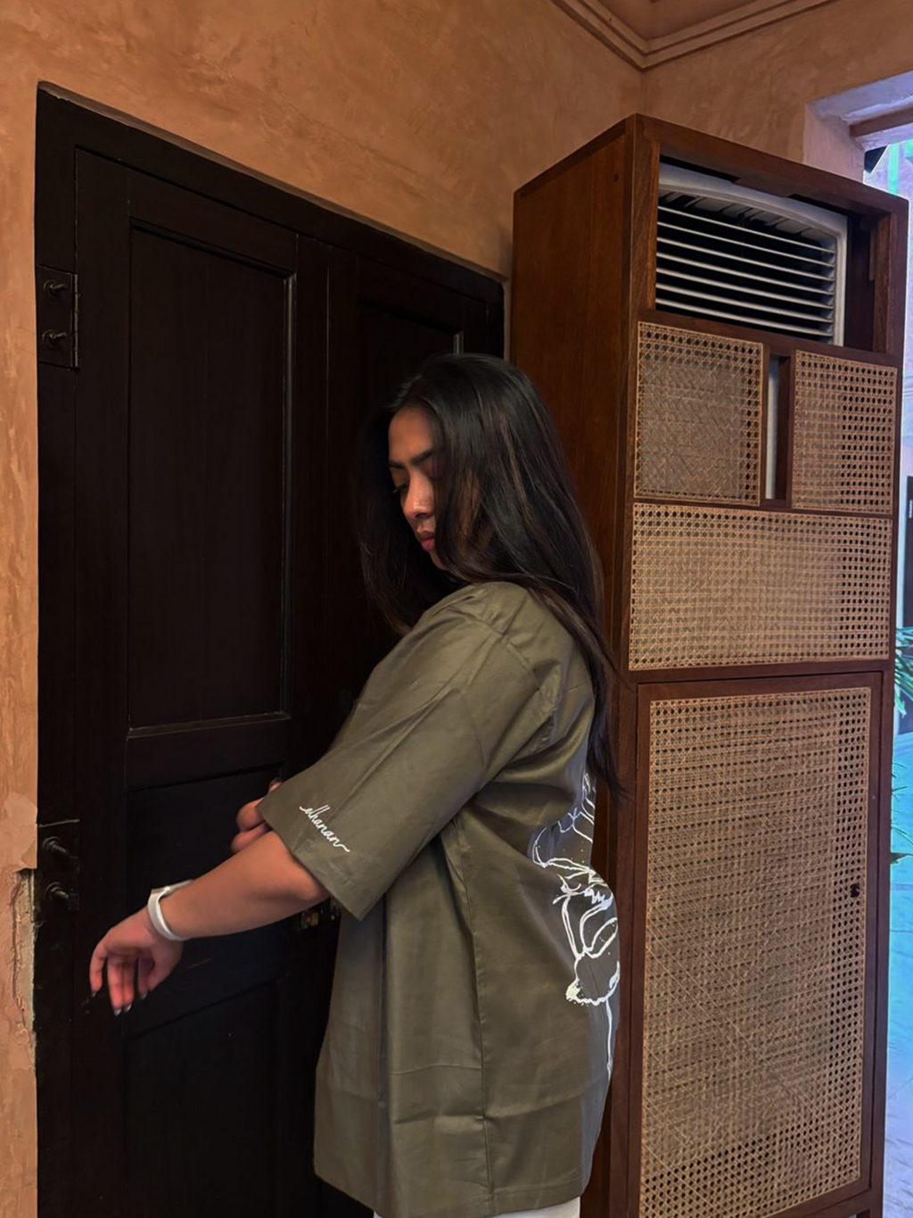 olive bloomline shirt 